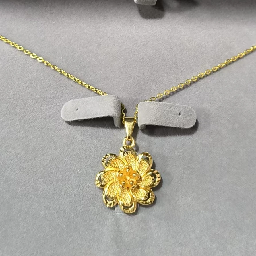 A693雅雅精工紫荆花项链