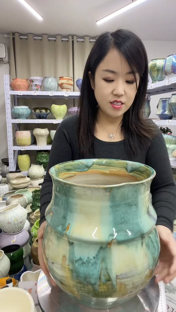 11.18陶瓷花盆直播链接高.    29  口 21.5