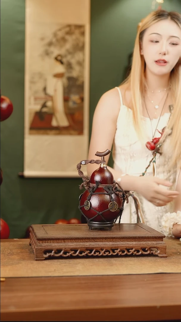 170号精品天然大漆酒葫芦一物一拍~