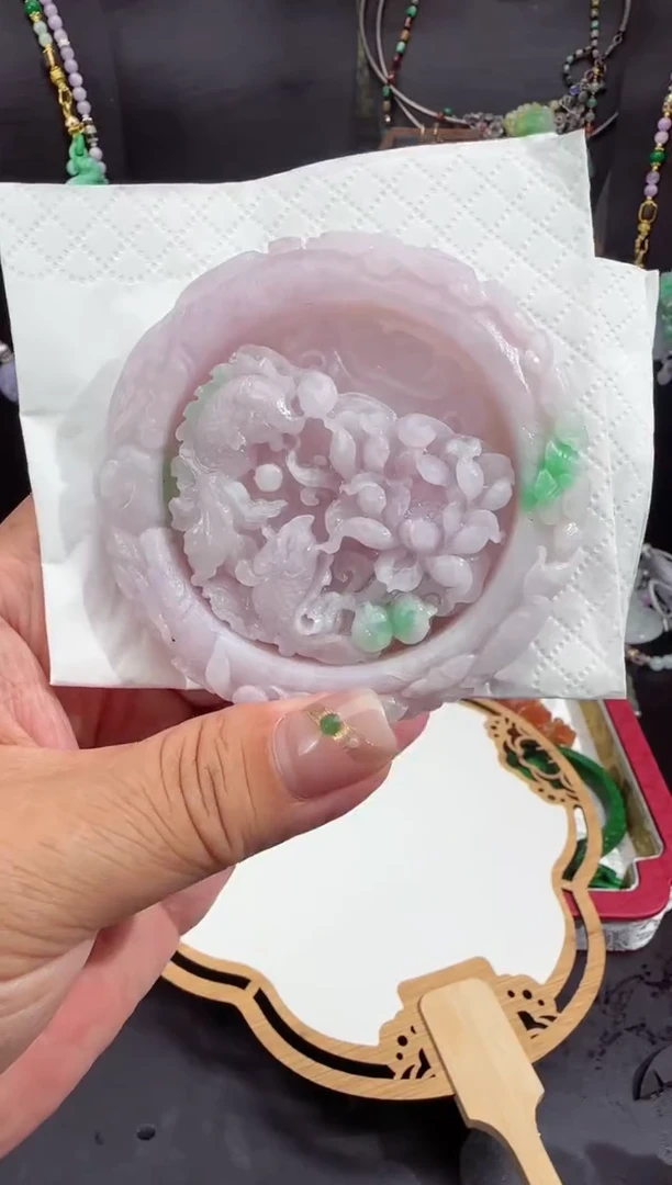 定制翡翠未镶嵌手镯5354