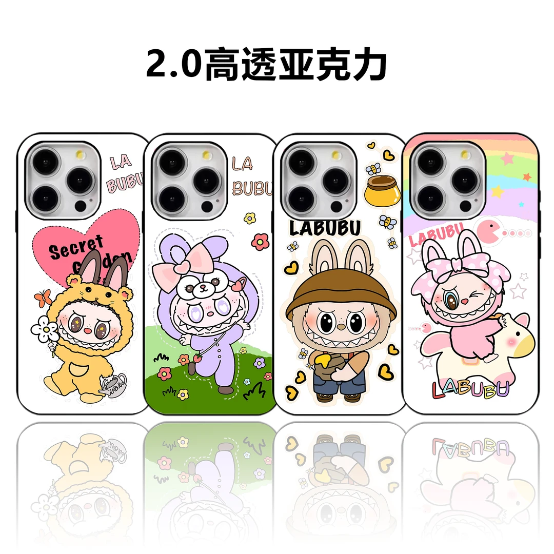 新款透明防摔游乐园啦咘咘系列适用iP16promax透明15/14/13手机壳