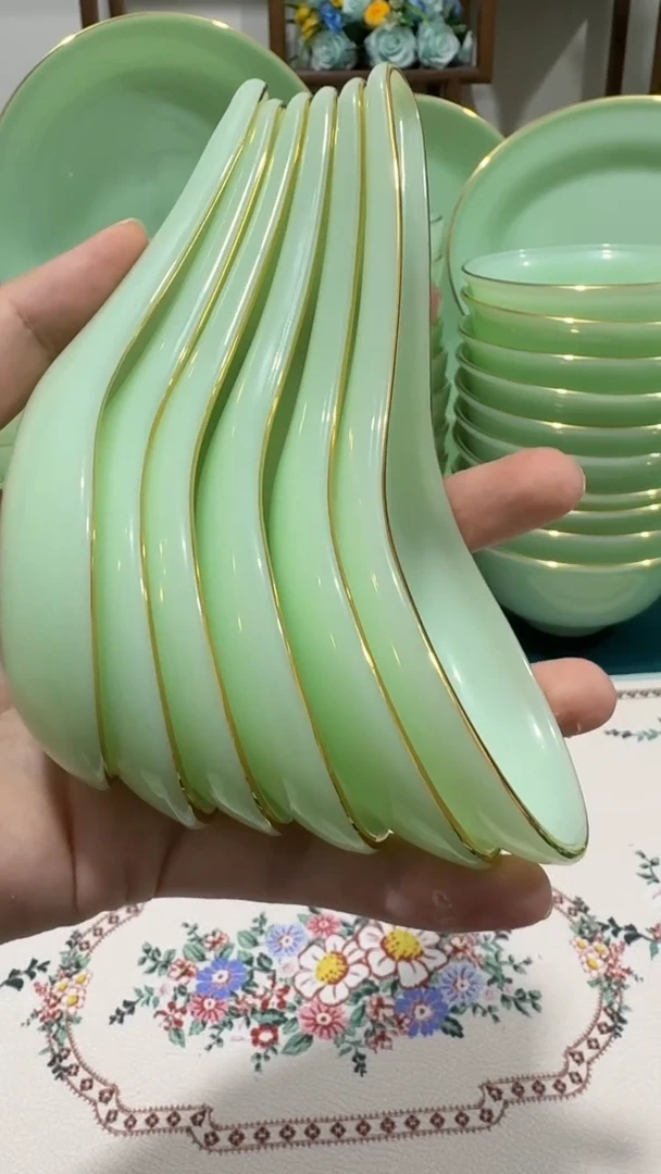 小汤勺玉瓷6个  【贝美】