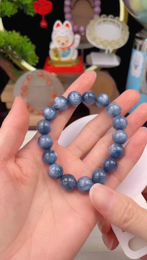 未镶嵌珠宝半成品水晶蓝晶素圈001