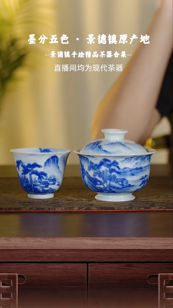 不*.景德镇手工手绘茶器