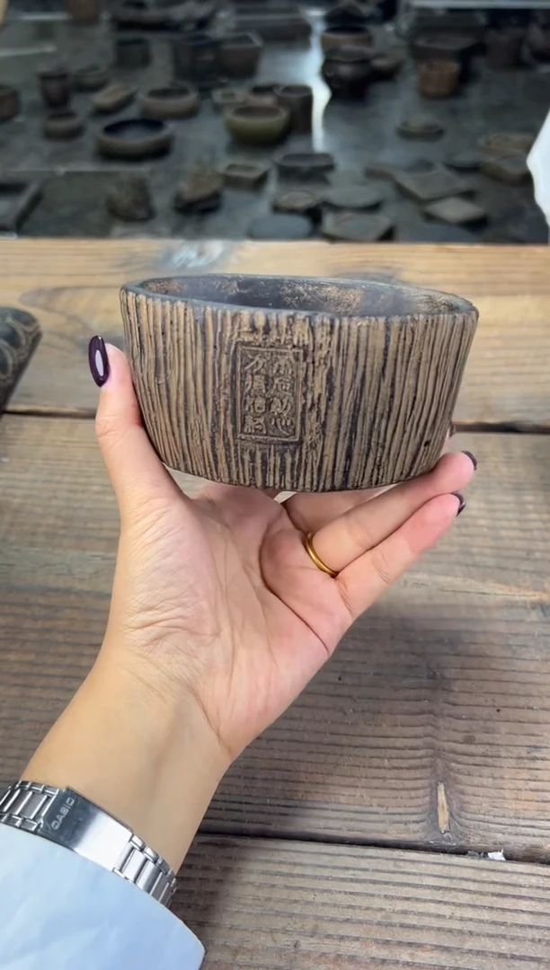 陶土丨不忘初心小椭圆盆