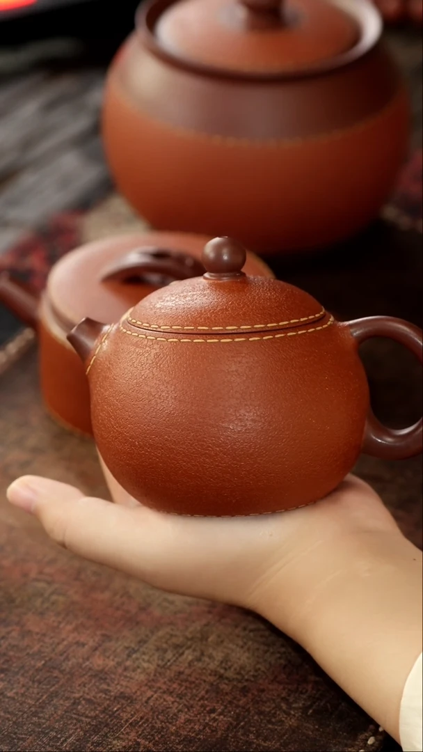 茶杯紫砂非遗茶器-皮革西施壶