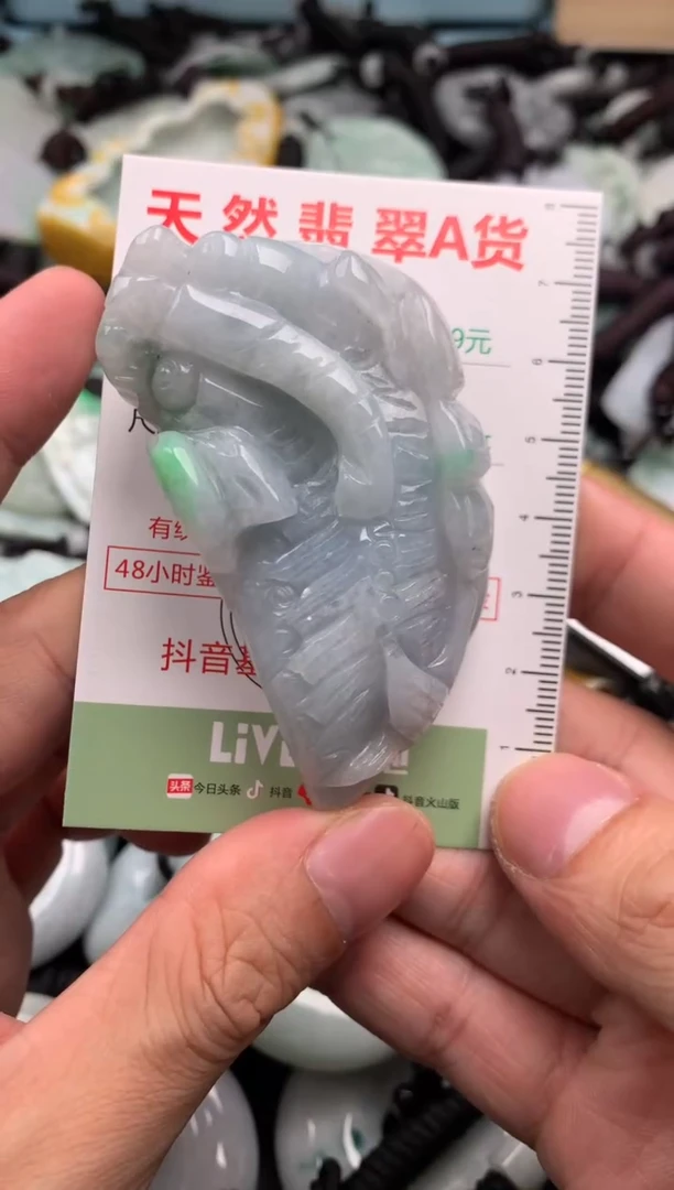 翡翠未镶嵌吊坠(不含链)1