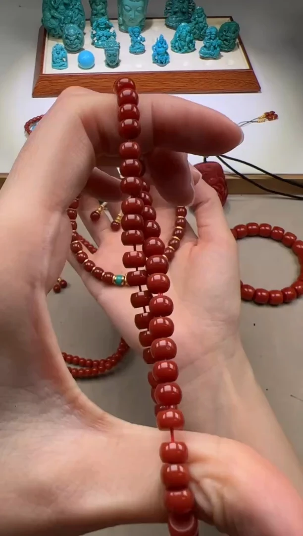【闪购商品】绿松石手串手串18K金镶嵌手串手串