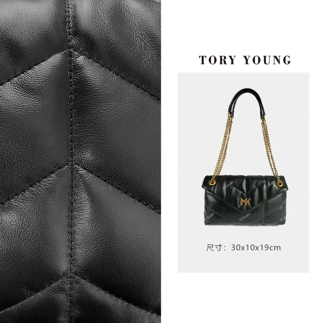 【TY】FES-5111-黑色 轻奢高级韩版单肩潮流时尚简约女包