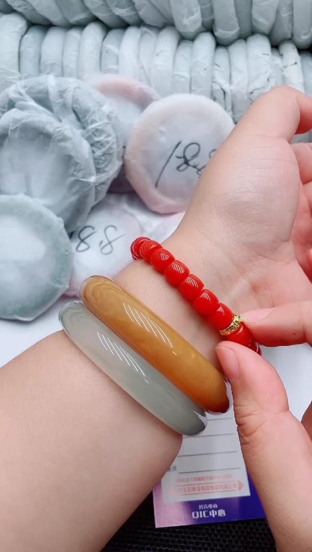 石英质玉手镯未镶嵌F46-手串