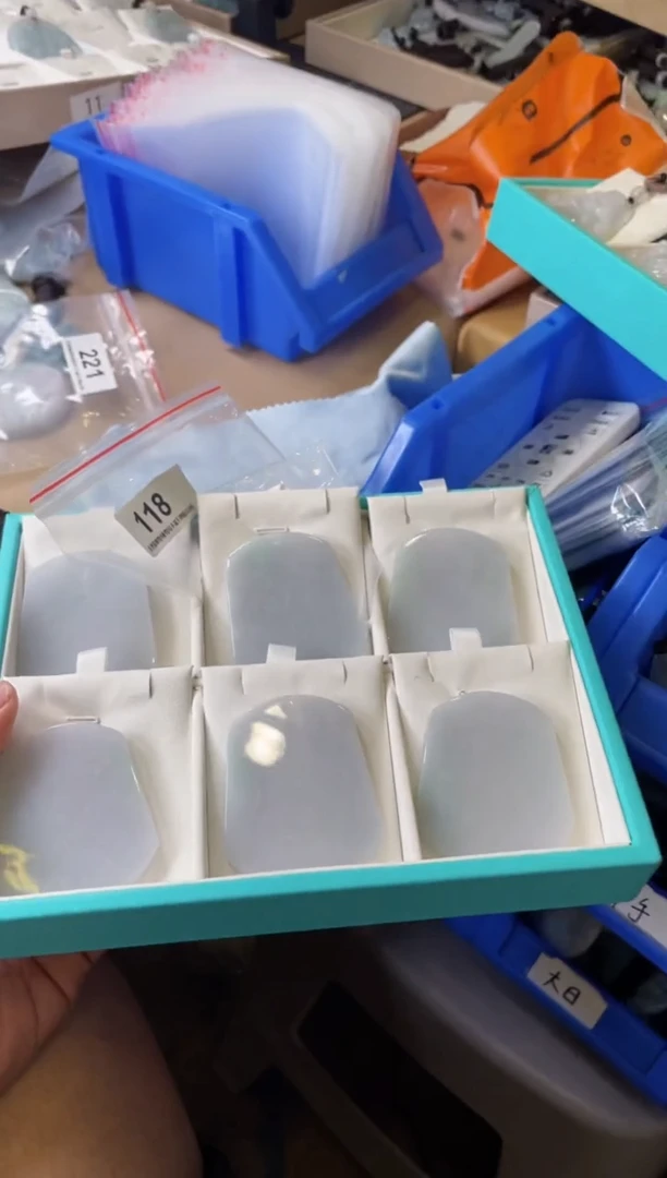 【闪购商品】翡翠颈饰未镶嵌天然缅甸A货翡翠多样性发一无事牌118