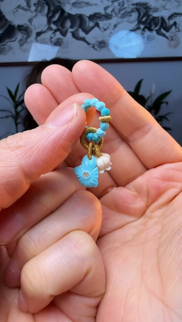 【闪购商品】绿松石未镶嵌提溜时尚百搭A2028