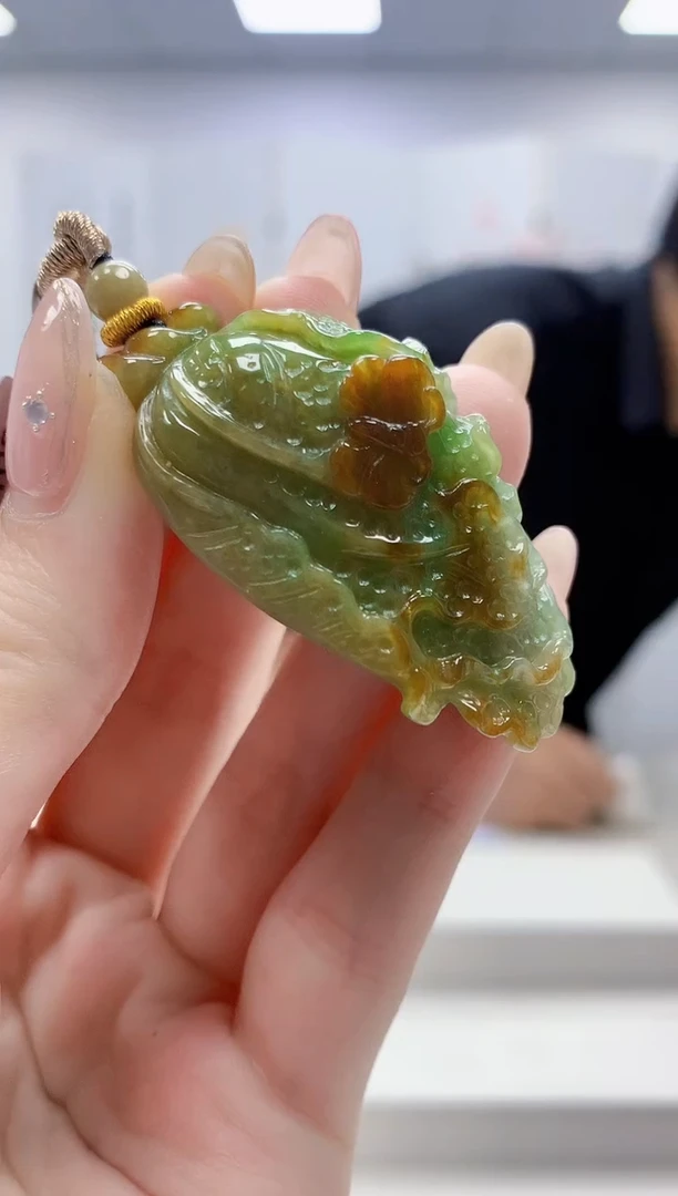 定制翡翠未镶嵌5145jw-毛货挂件42