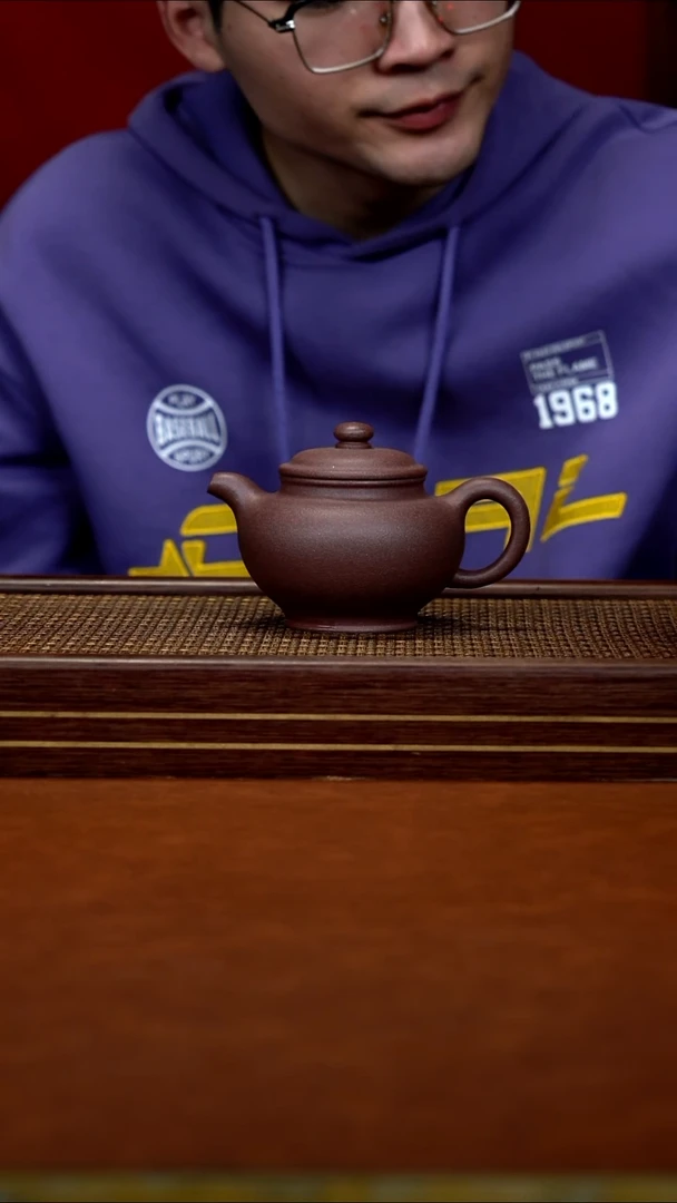 茶壶紫砂    XL      全砂天青泥     掇只    260cc