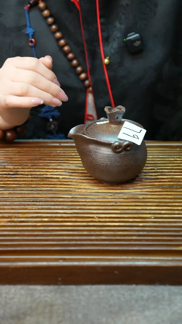 万古烧粗陶手工手做茶具