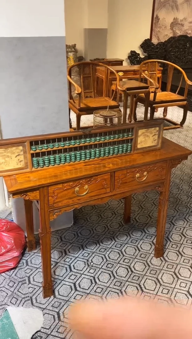 【闪购商品】贡木木雕1111111 大绿算盘