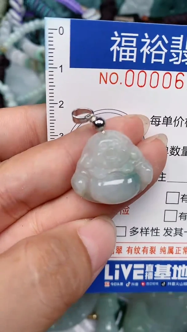 翡翠未镶嵌颈饰...0000613