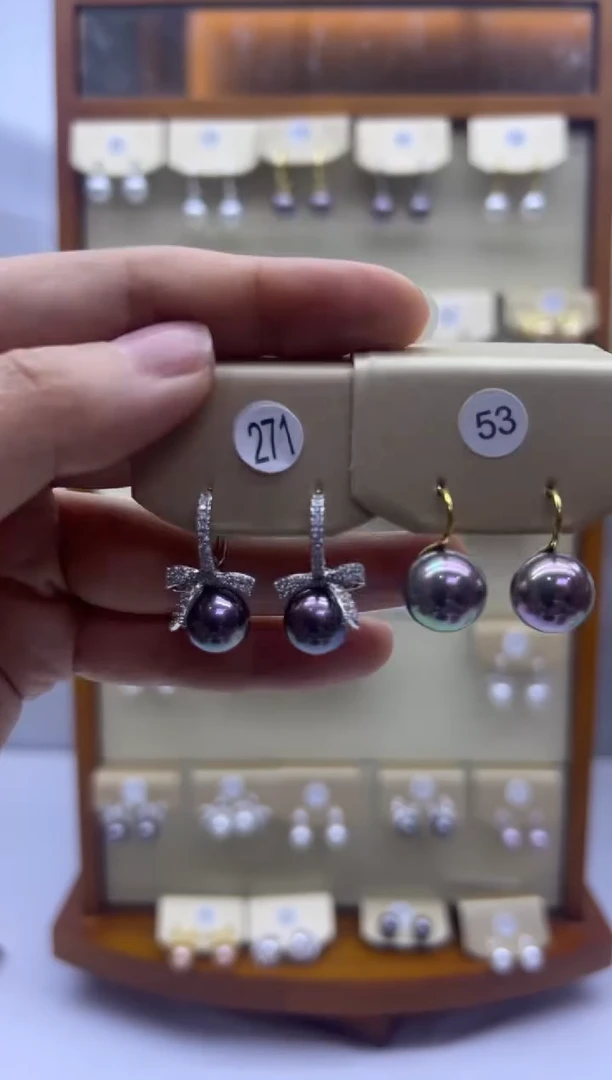 未镶嵌耳饰淡水珍珠271+53