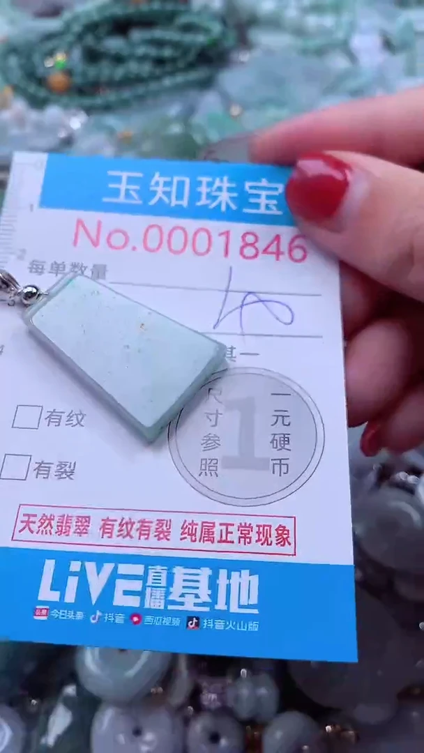 吊坠(不含链)未镶嵌翡翠1846