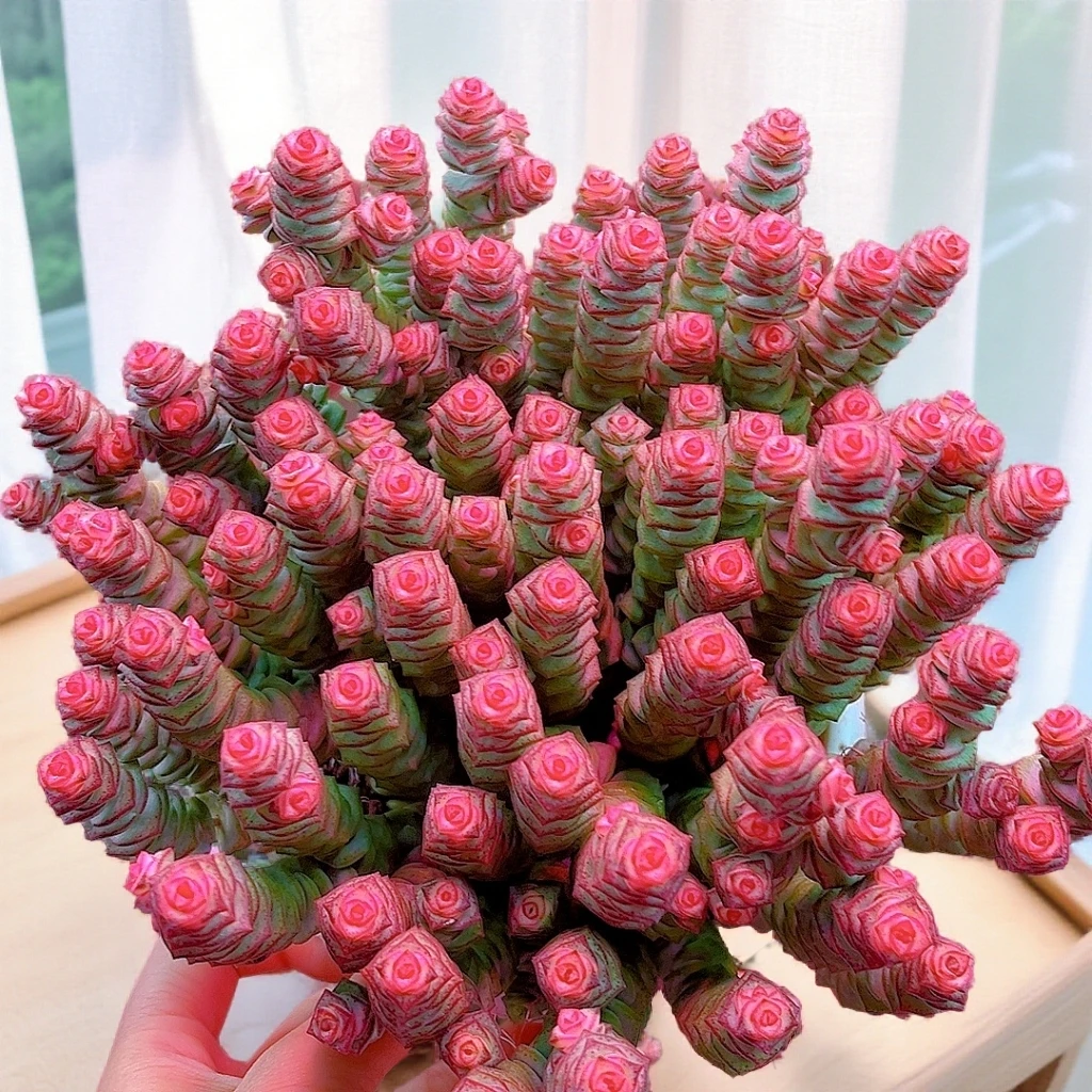 米淇家的满天星玫瑰钱串多肉植物美观净化空气带盆