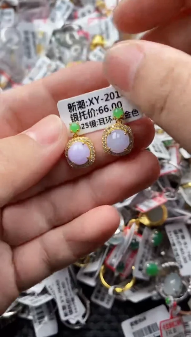 【闪购商品】翡翠戒指银S925镶嵌444444---5