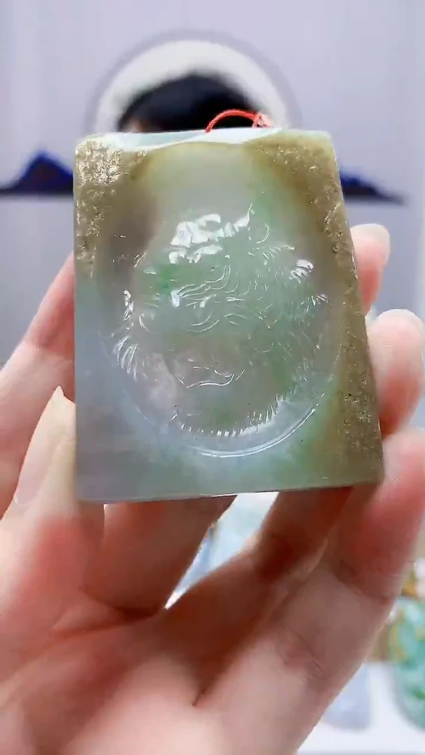 未镶嵌定制翡翠4852zm-毛货挂件38