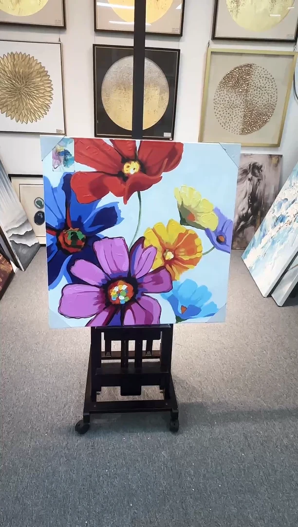 168现代艺术油画装饰画 75*75