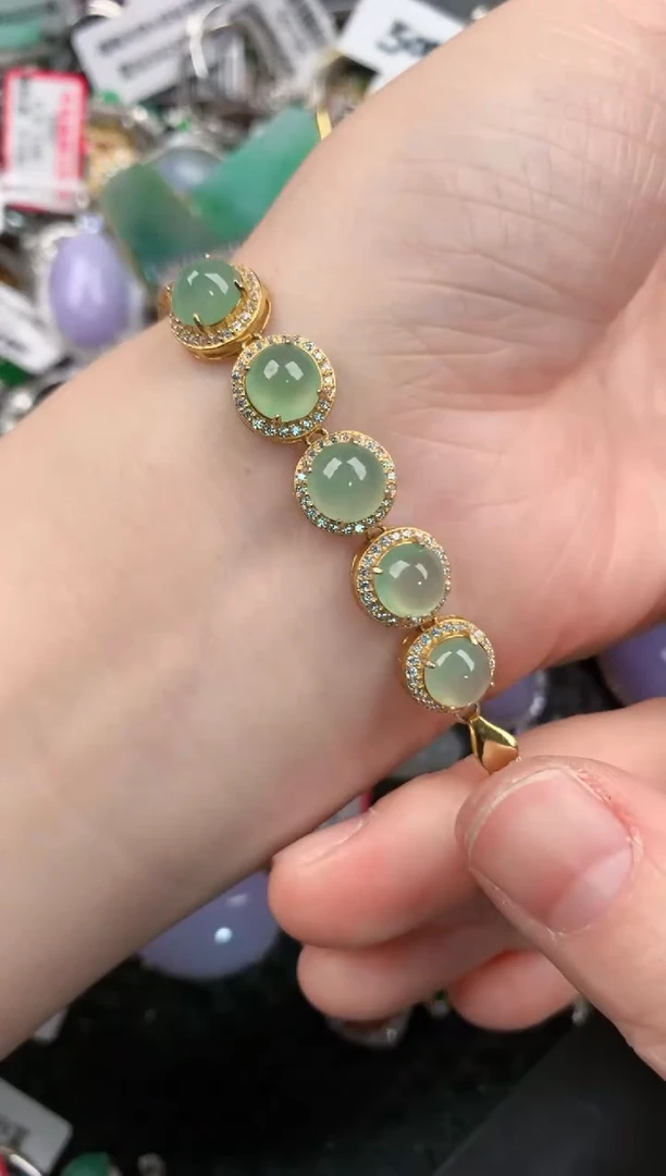 银S925镶嵌戒指翡翠12-12-12    9