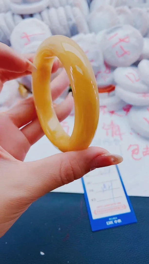 未镶嵌手镯石英质玉N74-58-59