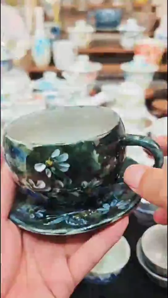 摆件陶瓷景德镇高温釉下陶瓷