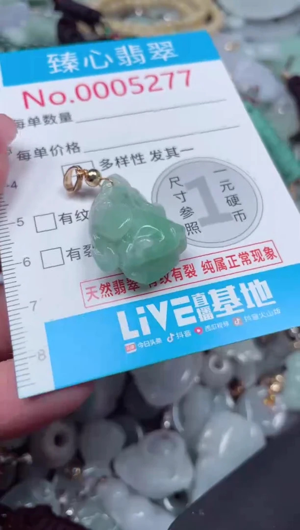 颈饰未镶嵌翡翠5277