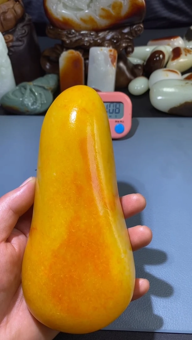未镶嵌和田玉摆件南**-和田玉