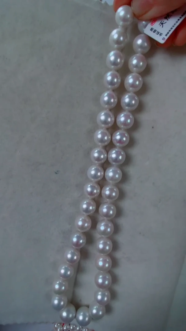 【闪购商品】淡水珍珠颈饰银S925镶嵌白细胞11-12