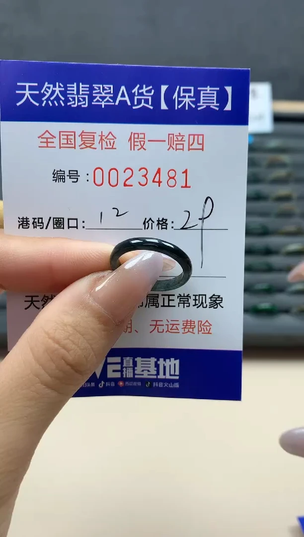 【闪购商品】翡翠戒指未镶嵌天然23481