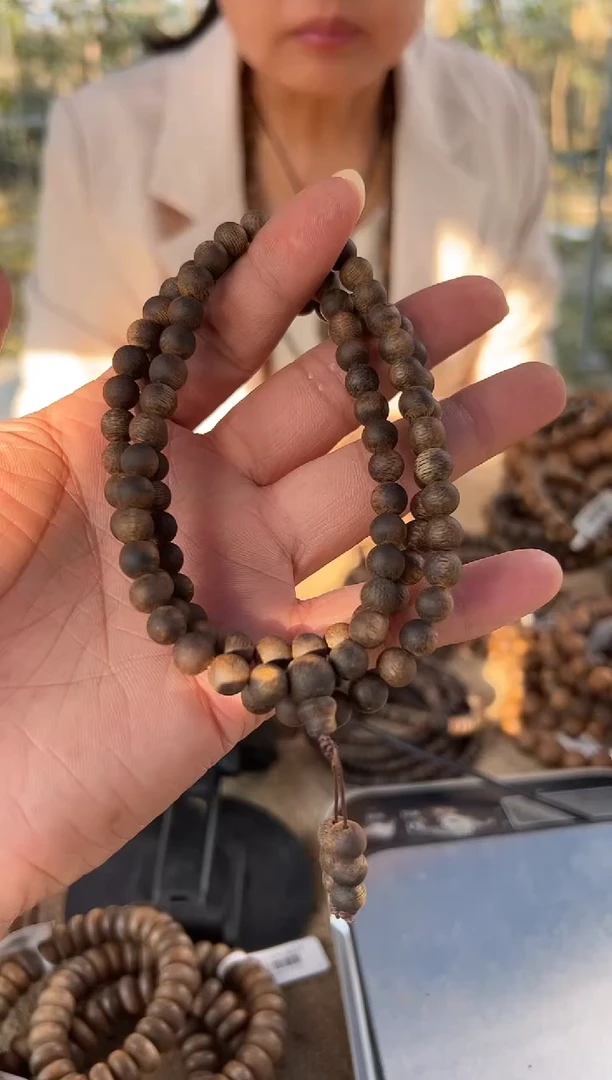 【闪购商品】沉香手串07圆珠沉水保27克