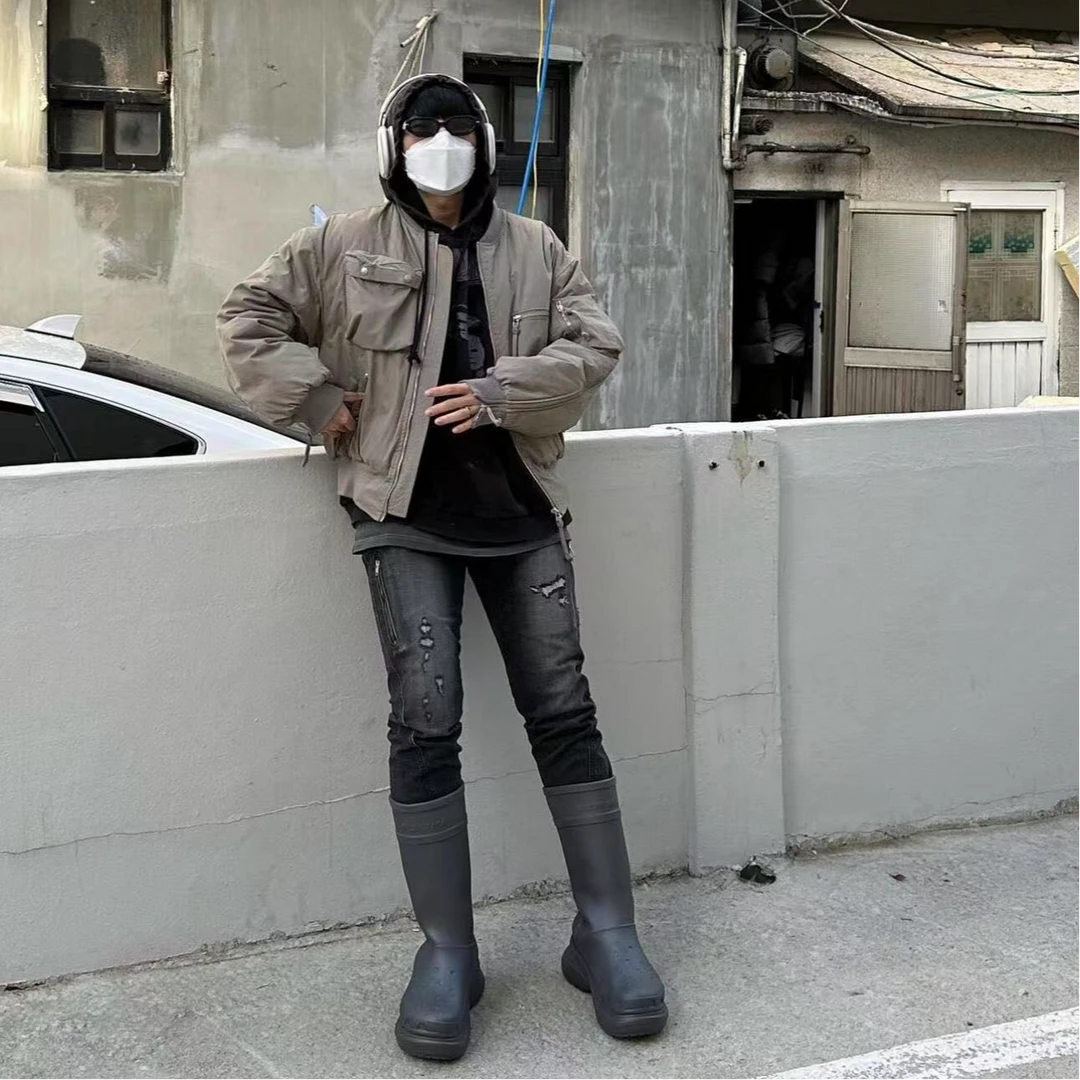 顶男必备！自留款！泡菜国！GRA多口袋飞行夹克男女同款