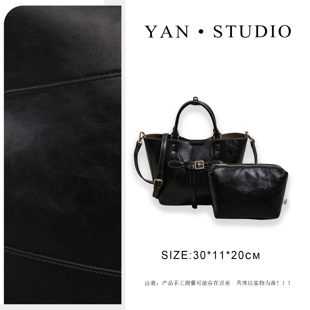 【艳姐甄选】SK-63063-黑色-轻奢时尚百搭新款女包