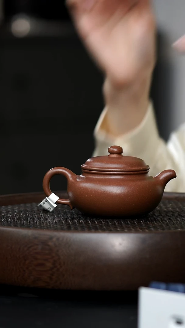 空**雨JCY-0347扁仿古-紫泥-168cc