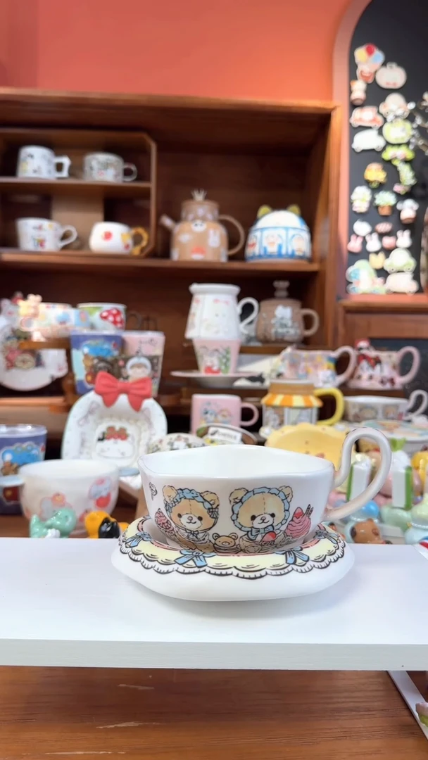 熊熊咖啡杯碟熊熊咖啡杯碟