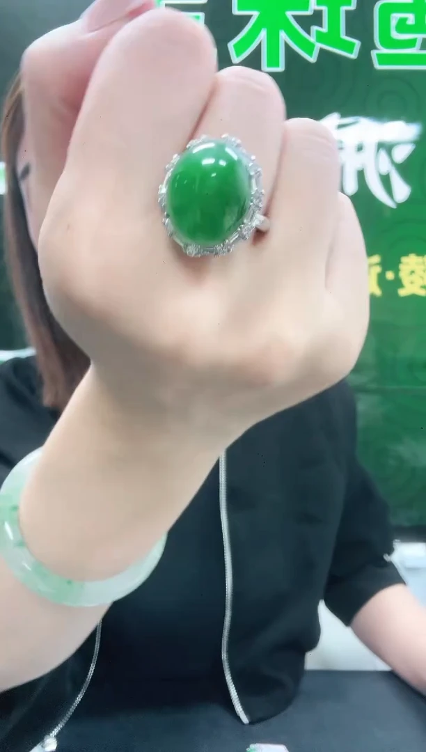 未镶嵌1石英质玉（非洲翠）/6663