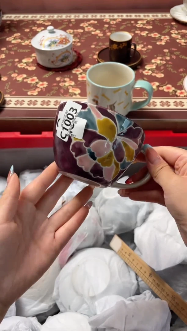 瓷片小*子瓷器瓷器C1003