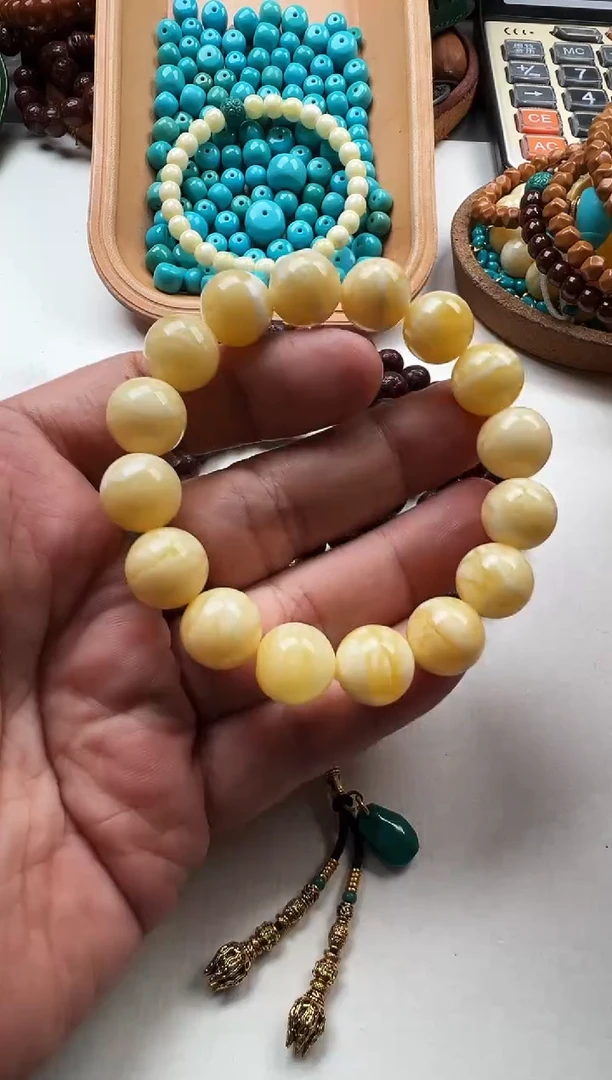 手串蜜蜡未镶嵌蜜蜡