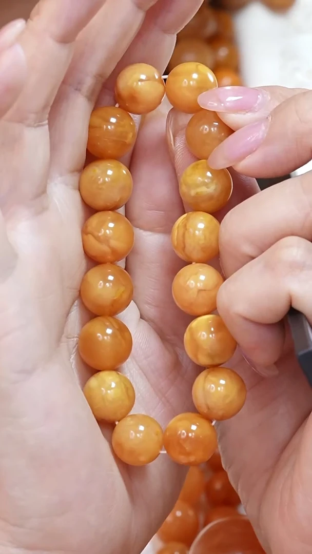 蜜蜡颈饰未镶嵌8133天然蜜蜡珠宝奇石云端妖孽全部保真