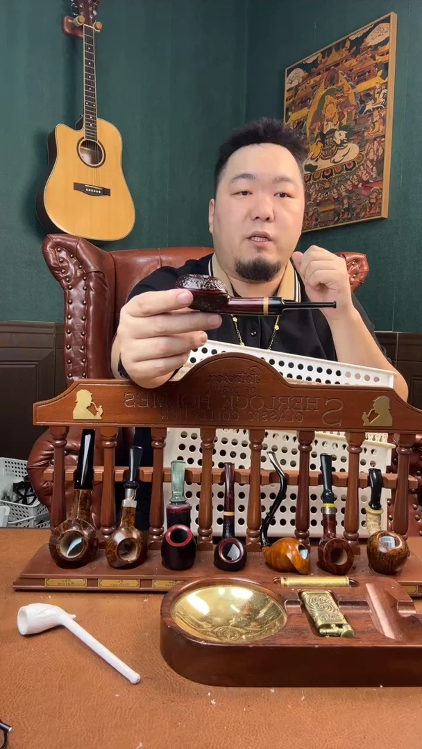 石楠木木雕款意大利进口石楠木烟斗