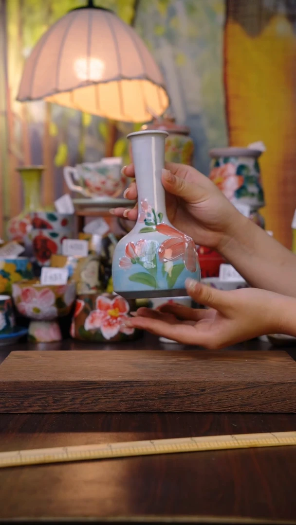 摆件泥垚手作 景德镇手工手绘器物