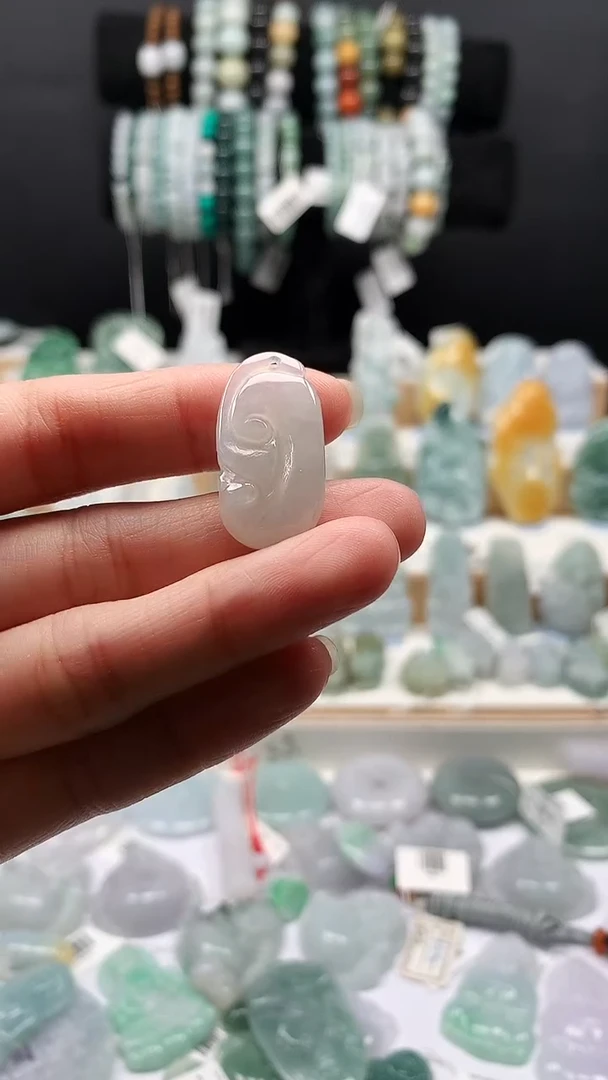 吊坠(不含链)未镶嵌翡翠109如意