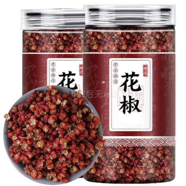 红花椒《半斤一罐装》原产地大红袍干花椒味道浓郁去籽留壳新货