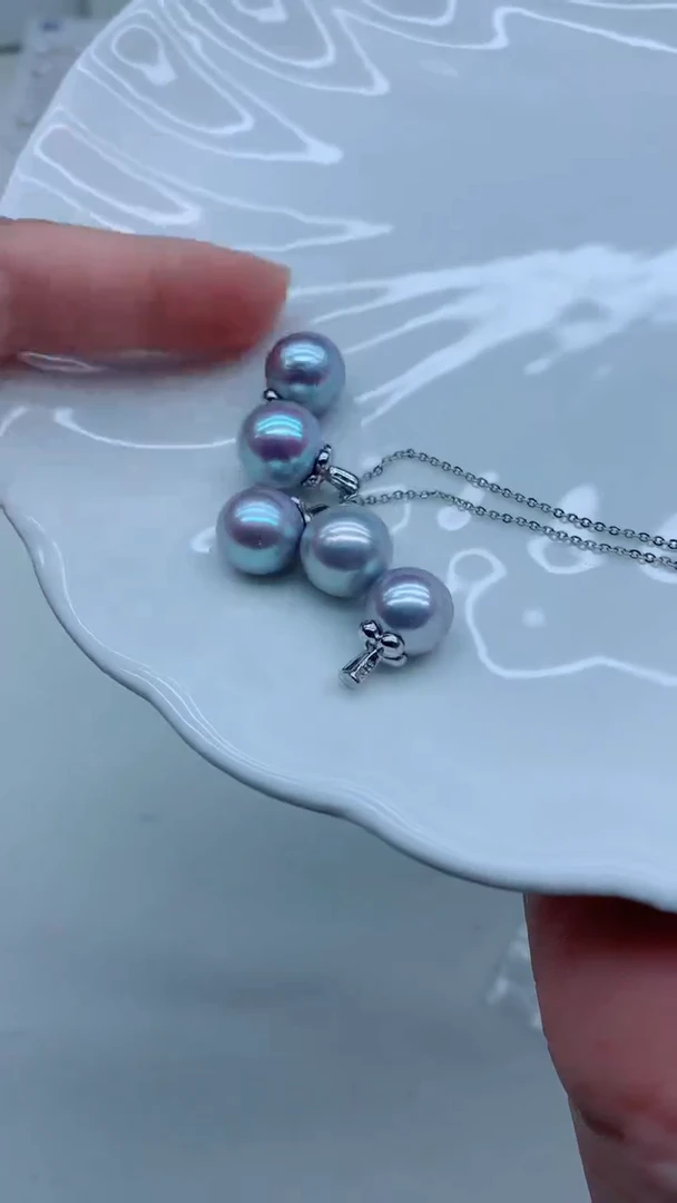 淡水珍珠合金吊坠(不含链)淡水珍珠吊坠多样性发其一