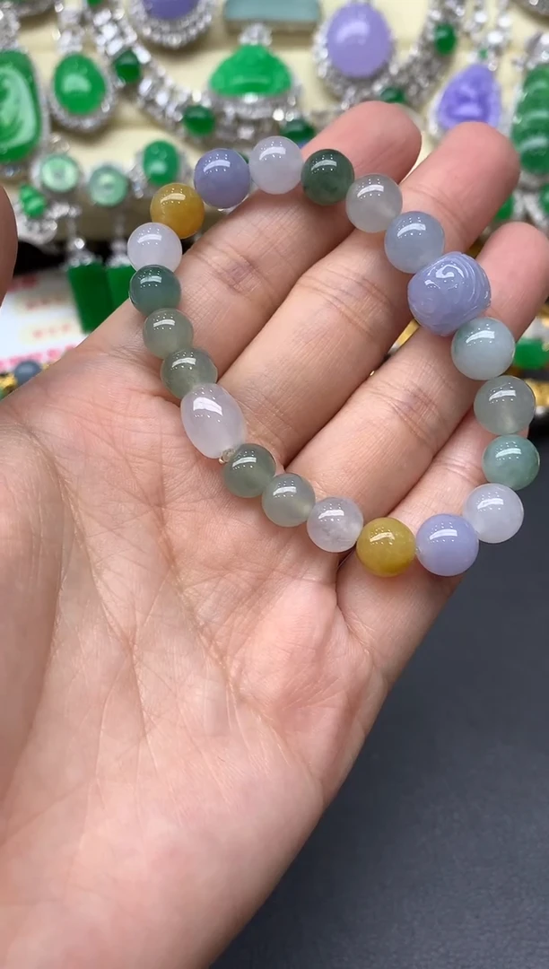 未镶嵌手链翡翠355-中国好珍宝