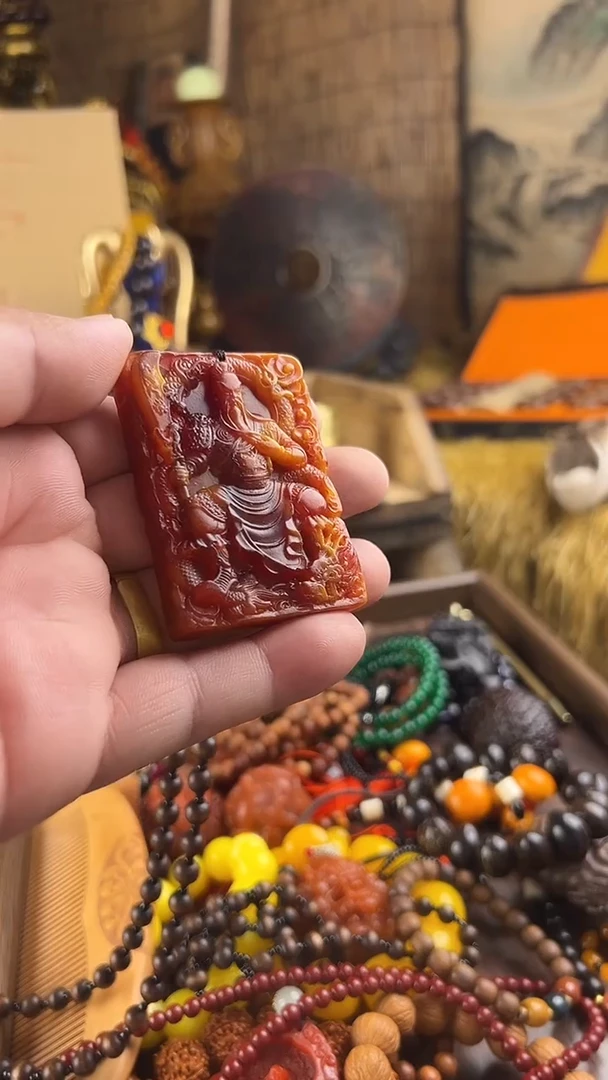 吊坠滴血莲花菩提所见即所得